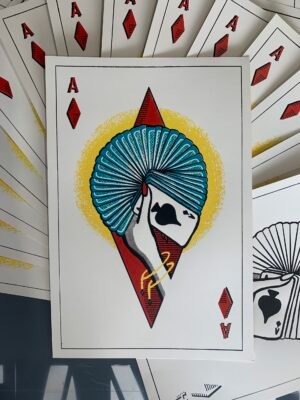 Fancy Print - Hand Pulled Screen Print